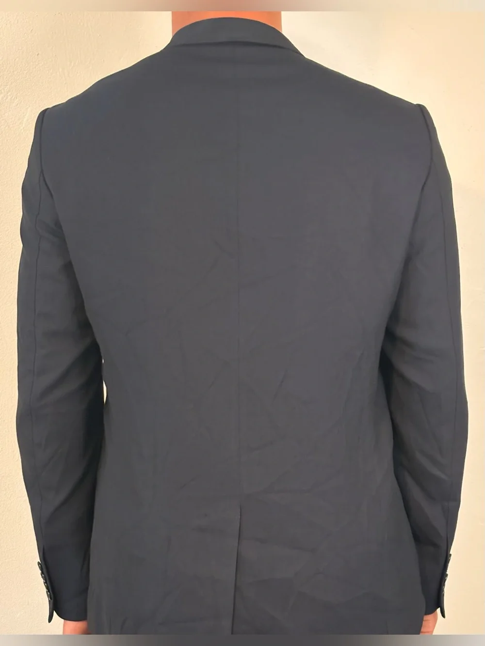 Zara Man Basic Sports Coat Jacket Blue Blazer Men’s Size 40 Two Button
